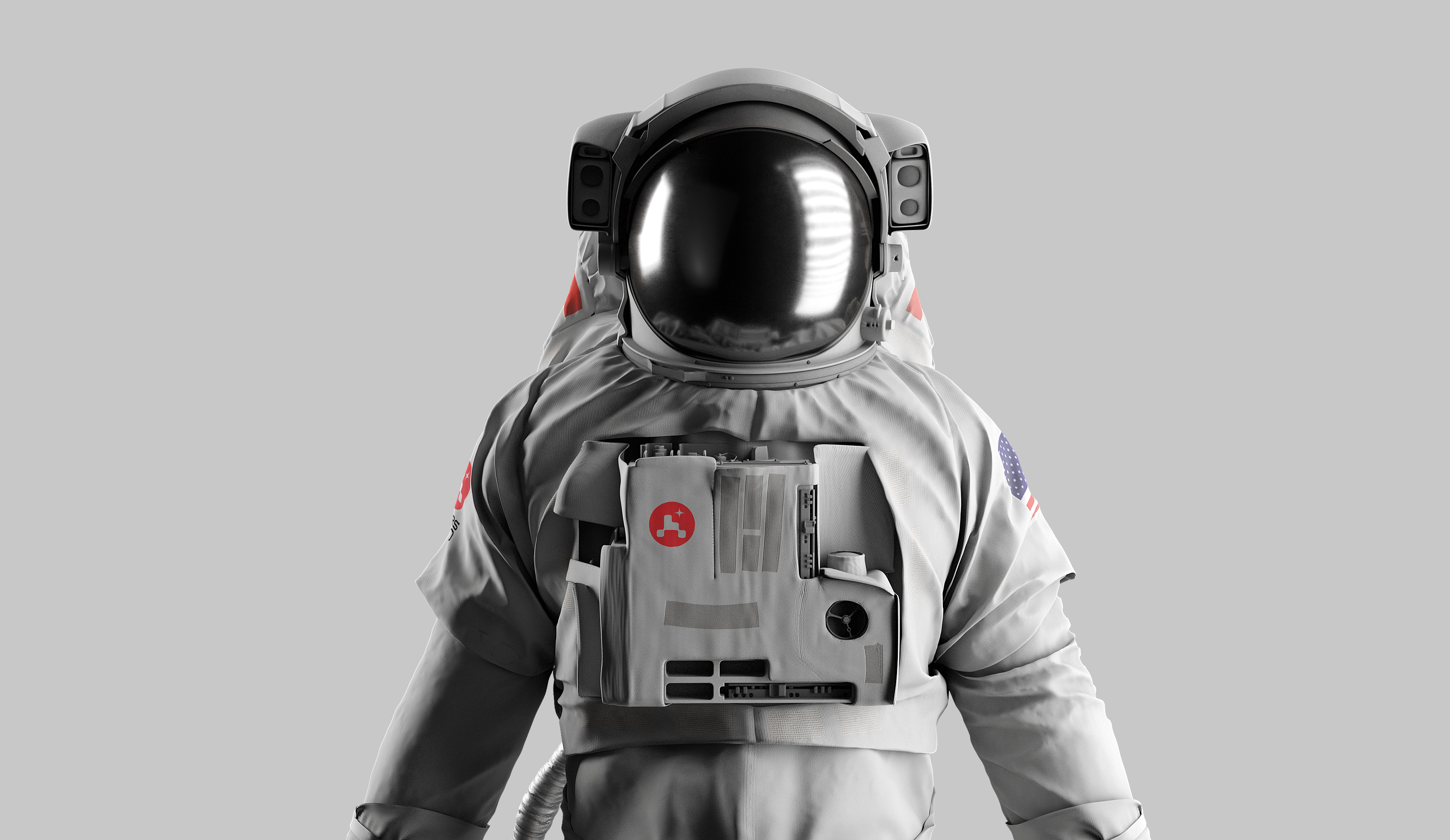 mars2020 astronaut 3d mockup